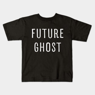 FUTURE GHOST FUNNY LAZY HALLOWEEN COSTUME Kids T-Shirt